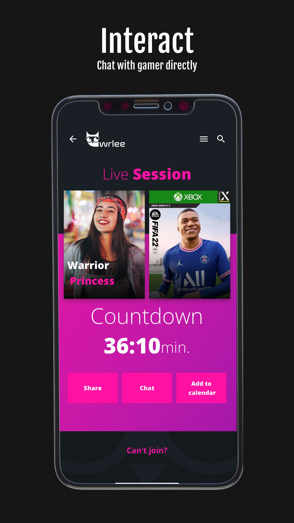 Interact on gaming platforms